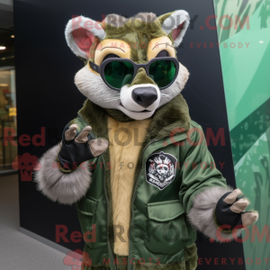Forest Green Civet maskot...