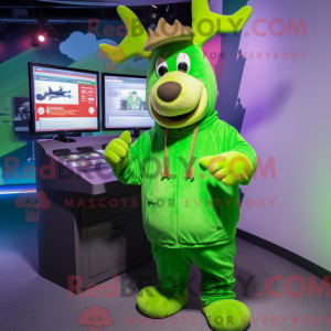 Lime Green Moose...