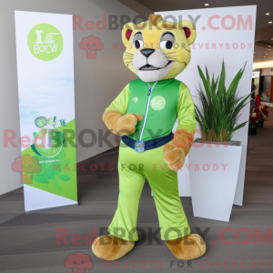Lime Green Mountain Lion...