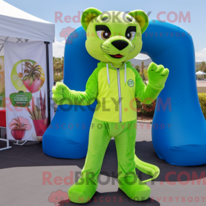 Lime Green Mountain Lion...