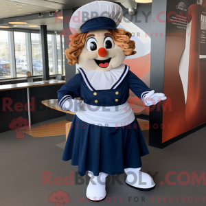 Maskottchenkostüm Navy...