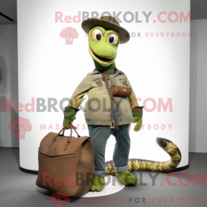 Máscara de Olive Python com...
