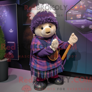 Doedelzak mascotte kostuum...