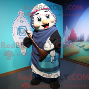 Doedelzak mascotte kostuum...