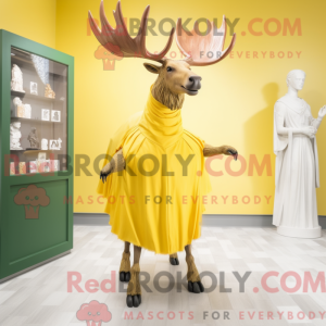 Yellow Irish Elk mascot...
