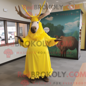 Costume de mascotte d élan...