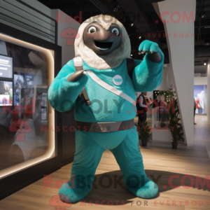 Disfraz de mascota Teal...