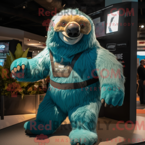 Disfraz de mascota Teal...