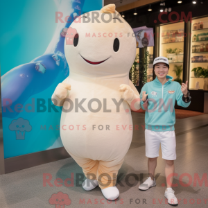 Kremowa maskotka Narwhal...