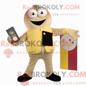 Postava maskota zlatého...