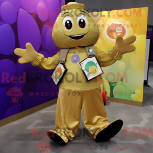 Personaggio mascotte Gold...