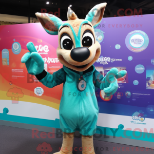 Turquoise Gazelle mascot...