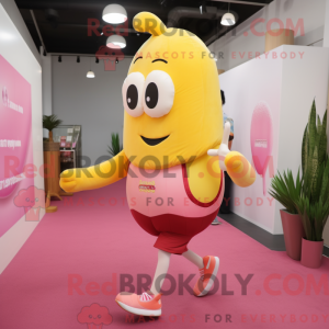 Pink Baa mascot costume...
