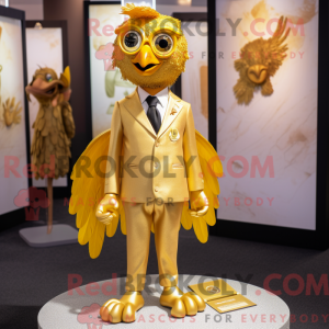 Gold Harpy maskot...