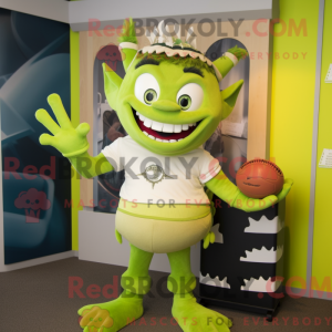 Maskotdraktfigura Lime...