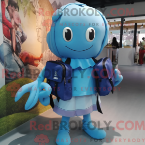 Postava maskota Sky Blue...