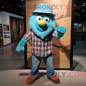 Turquoise Jambalaya mascot...