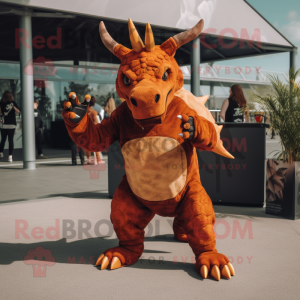 Rust Triceratops personaje...