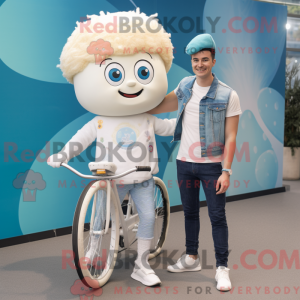 Creme Unicyclist maskot...