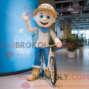 Creme Unicyclist maskot...