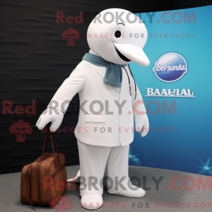 Hvit Beluga Whale mask...
