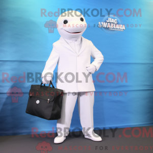 Hvit Beluga Whale mask...