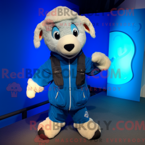 Blue Sheep-maskotdraktfigur...