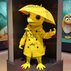 Citrongul Geckos maskot...
