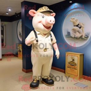 Máscara Cream Pig com capuz...