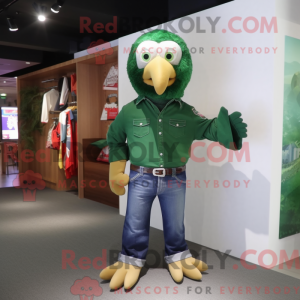 Forest Green Eagle maskot...