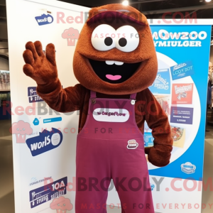 Maroon Spaghetti mascot...