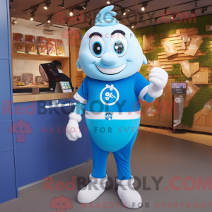 Disfraz de mascota Sky Blue...