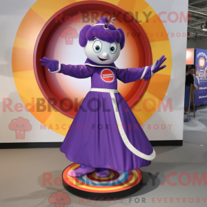 Purple Juggle mascot...