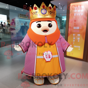 Konge maskot kostume...