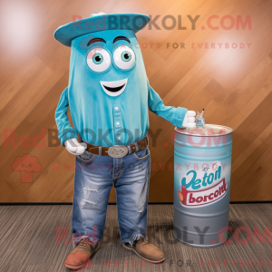 Teal Soda Can...