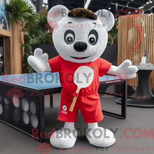 Pingpongtafel mascotte...