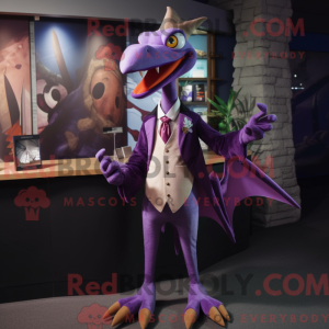 Lilla Pterodactyl maskot...