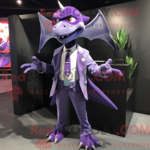 Lilla Pterodactyl maskot...
