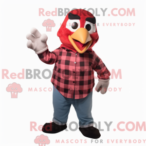 Red Dove maskotdraktfigur...
