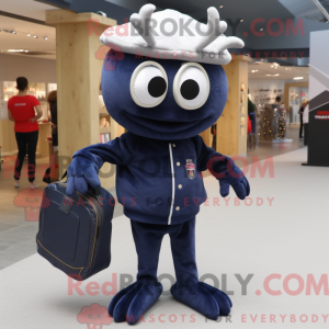 Navy Spider Maskottchen...