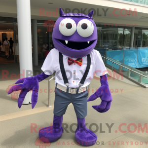 Purple Crab Cakes mascot...