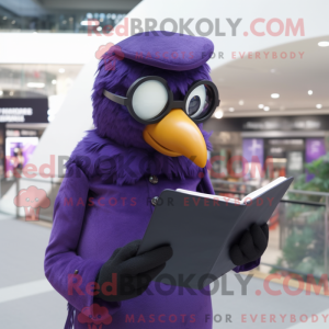 Postava maskota Purple Crow...