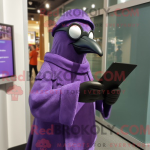 Disfraz de mascota Purple...