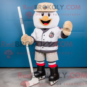 Cream Ice Hockey Stick...