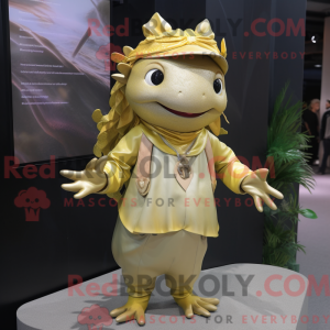 Gold Axolotls máscara de...