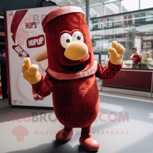 Kastanjebruin Currywurst...