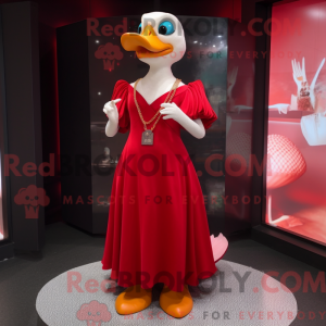 Maskottchenkostüm Rote...