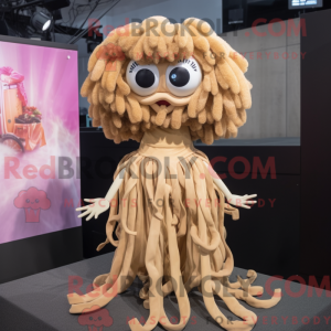 Tan Fried Calamari maskot...
