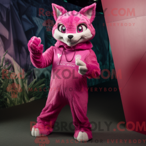 Magenta Lynx máscara...