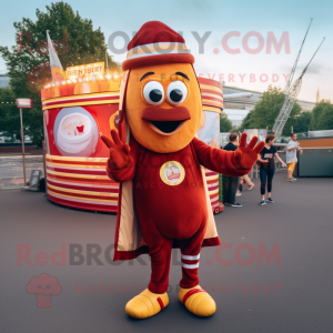 Kastanjebruin Currywurst...